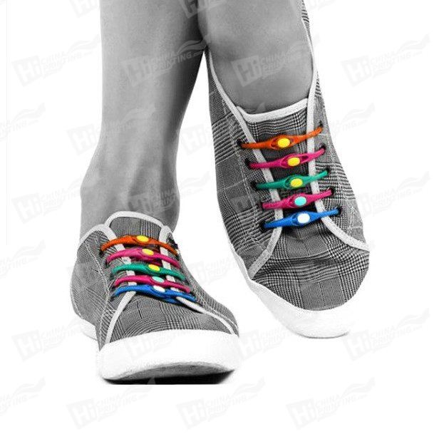 Colorful Silicone Shoelaces