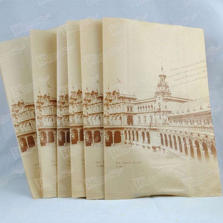 Kraft Paper Bread Bags Printing