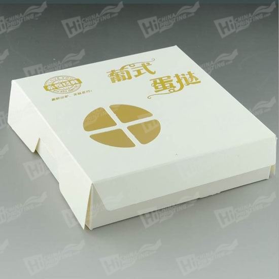 Portuguese Egg Custard Tarts Box Printing