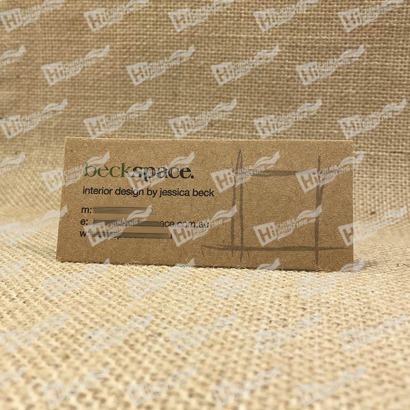 350g Kraft Paper Business Cards For Australia Markets