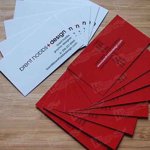 Custom Four Color Art Paper Business Card