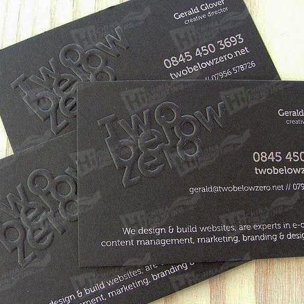 Special Debossing Business Card Printing Service