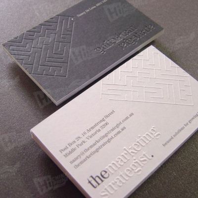 Unique Offset Printing Paper Card In Black Or White