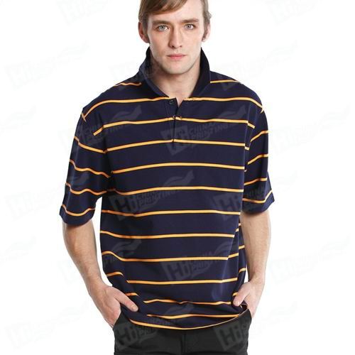 High Quality Men Striped Polo Shirts