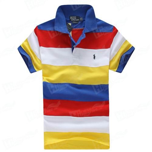 High Quality Men Striped Polo Shirts