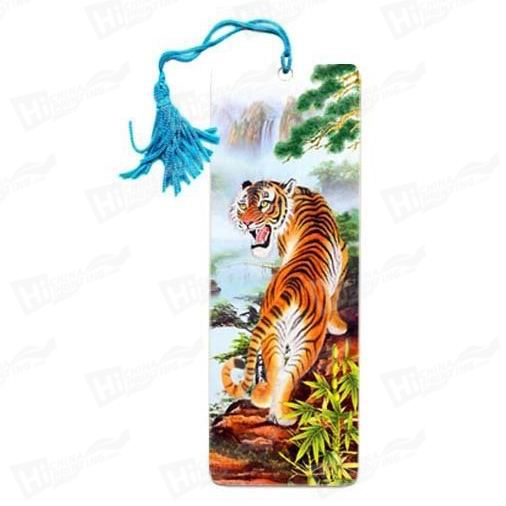 3D Tiger Bookmarks