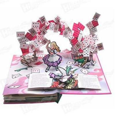 New Design Perfect Binding Pop-up Book With Hardcover