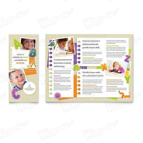 Brochures Printing For Kindergarten Advertising