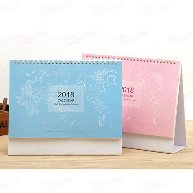 2018 New Cute Desk Calendars With Customized