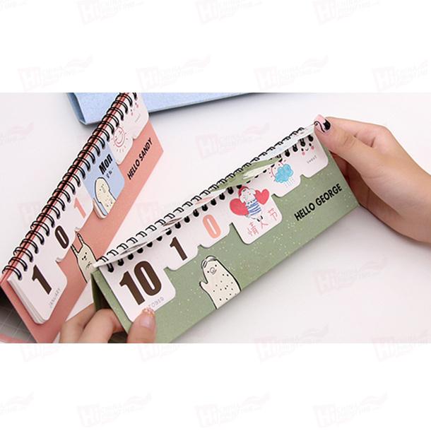 Made In China Mini Desk Calendar Customized Design