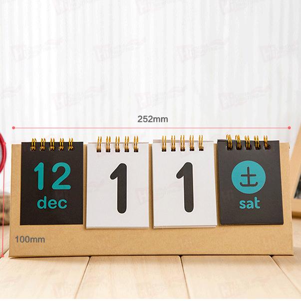 Portable Calendar Printing Service Paper Cardboard Customized