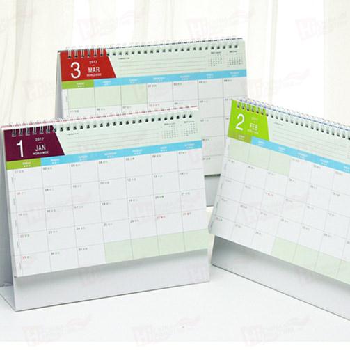 Portable Desk Calendar Base Design Customized Design