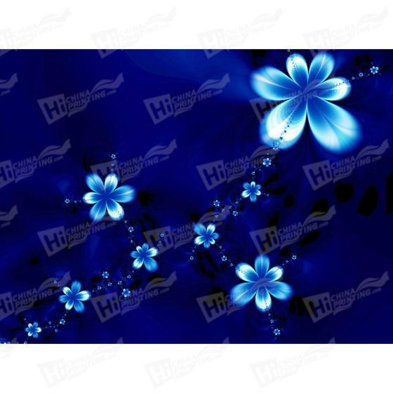 Blue Flower Canvas Printing