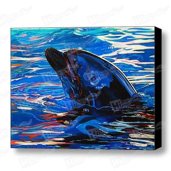 Dolphins Canvas Printing