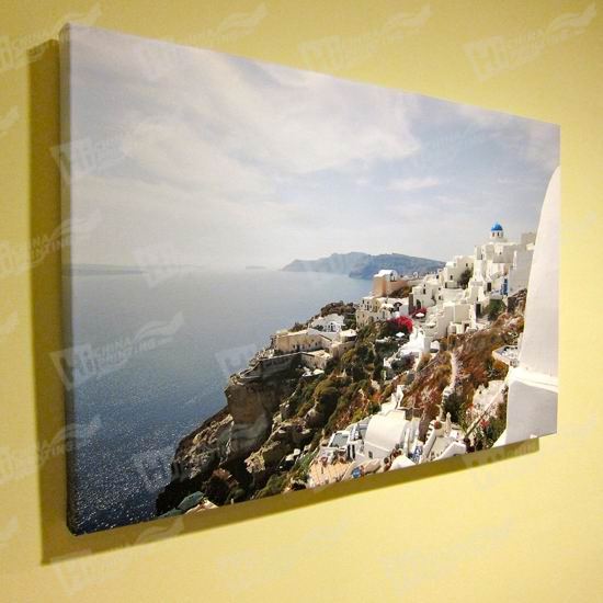 Santorini Canvas Printing