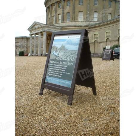 Wood Pavement Signs