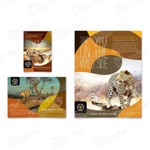 African Safari Flyers Printing