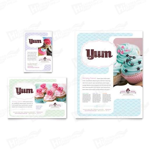 Cake Shop & Bakery Flyers Printing