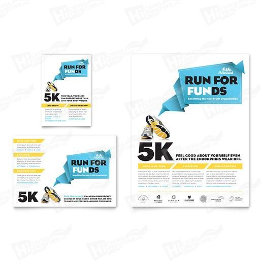 Charity Run Flyers Printing