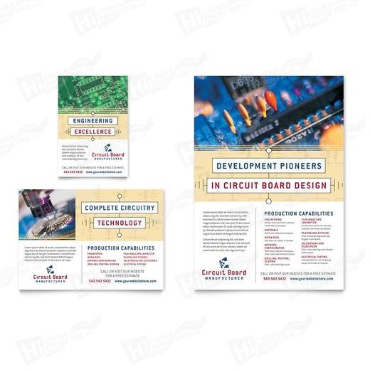 Circuit Board Manufacturer Flyers Printing