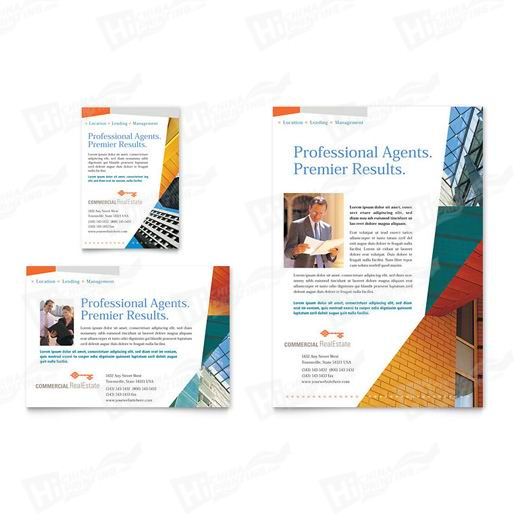 Commercial Real Estate Property Flyers Printing