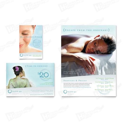 Day Spa & Resort Flyers Printing