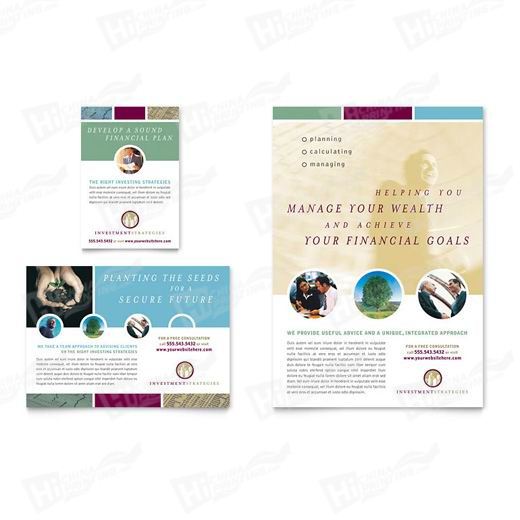 Financial Planning & Consulting Flyers Printing