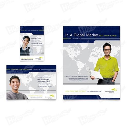 Global Communications Company Flyers Printing