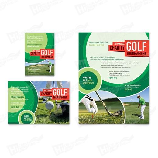 Golf Tournament Flyers Printing