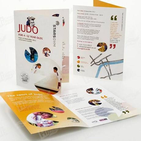 Gym Judo Flyers Printing