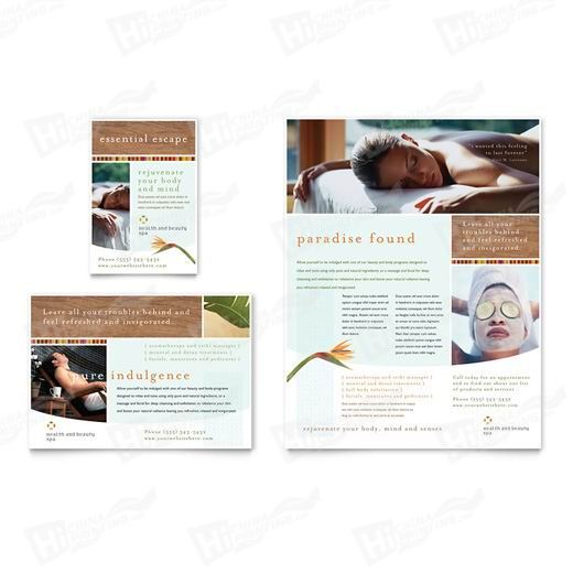 Health & Beauty Spa Flyers Printing