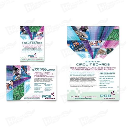 High-Tech Manufacturing Flyers Printing