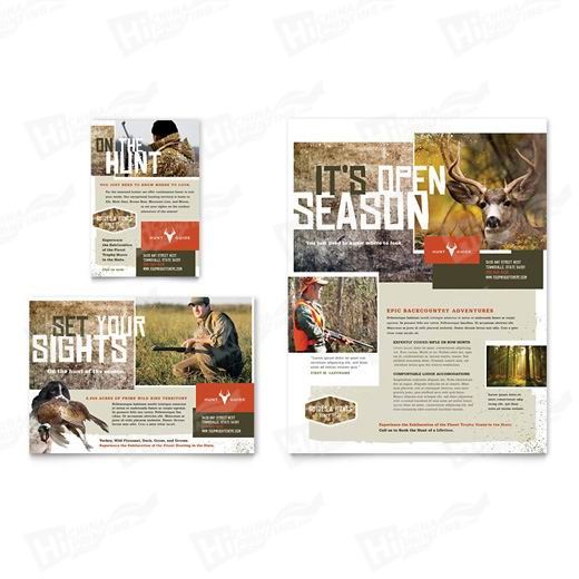 Hunting Guide Flyers Printing