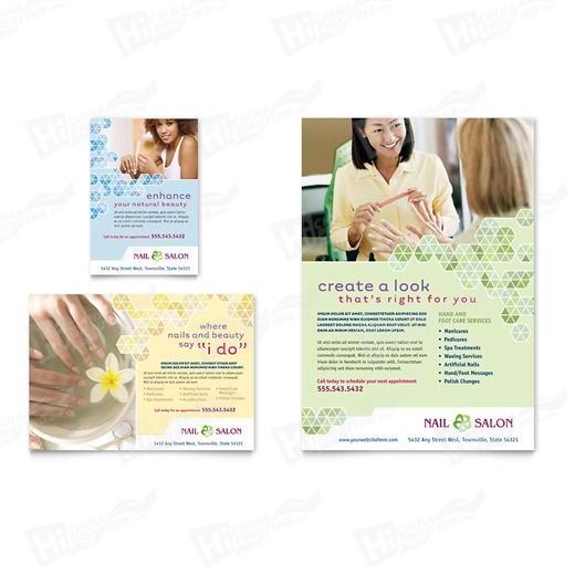 Nail Salon Flyers Printing