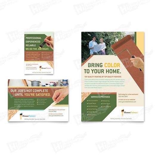 Painter & Painting Contractor Flyers Printing