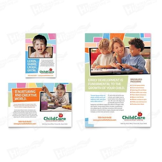 Preschool Kids & Day Care Flyers Printing