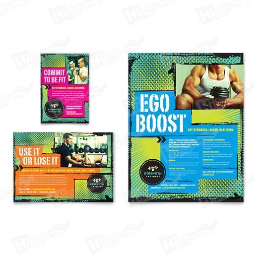 Strength Training Flyers Printing