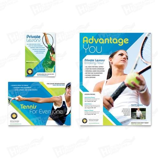 Tennis Club & Camp Flyers Printing