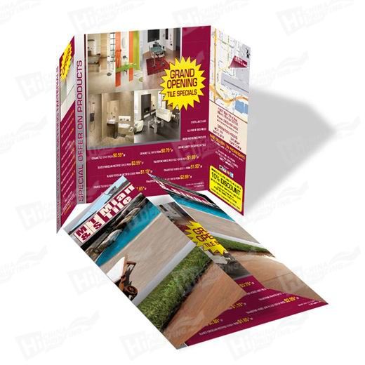 Tri-fold Fashion Flyer Printing