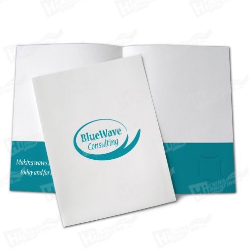 1 Color Presentation Folders Printing