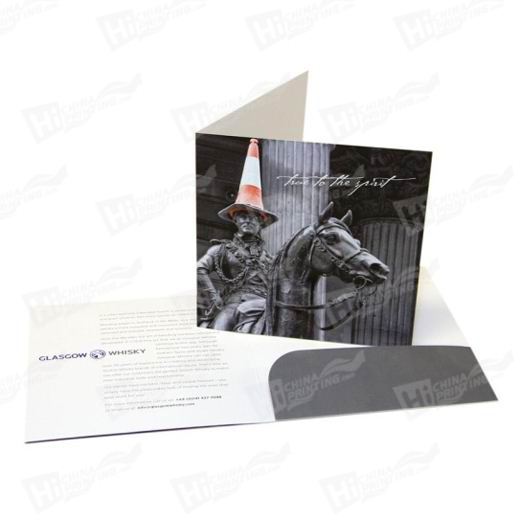 250g Cardstock Paper Presentation Folders Printing