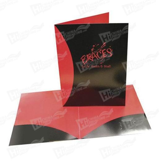 2 Sided Glossy Presentation Folders Printing