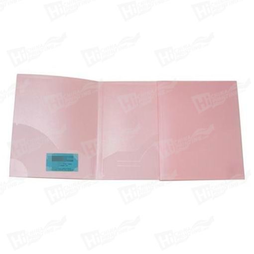 Baby Pink Two Pocket Folders