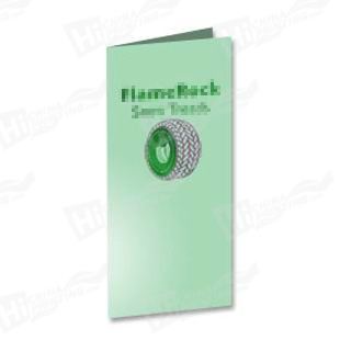 Green Color Foil Imprinted Paper Presentation Folders Printing