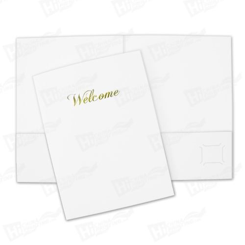 Hot Stamping Presentation Folders