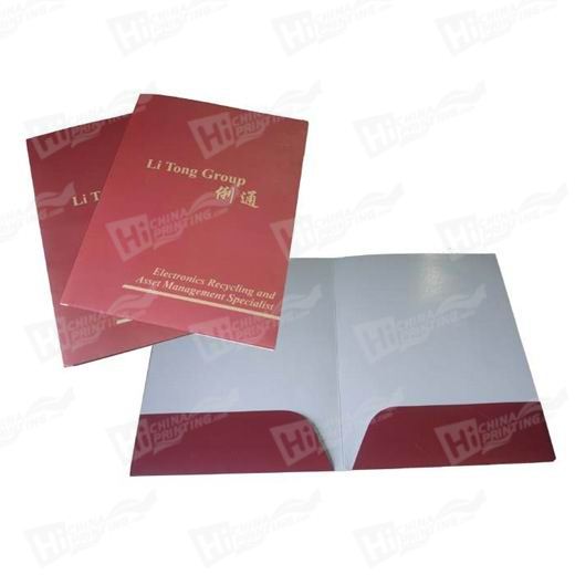 Offset Pantone Presentation Folders Printing