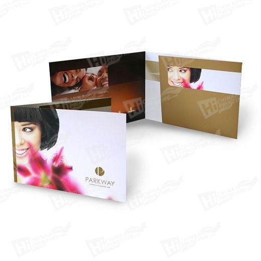 Vertical Style A4 Landscape Pocket Folders Printing