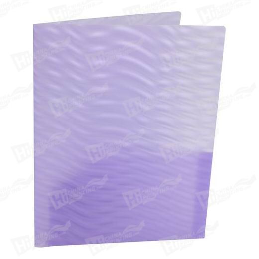Wave Design Plastic Folders