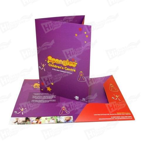 White Cardstock Paper Presentation Folders Printing