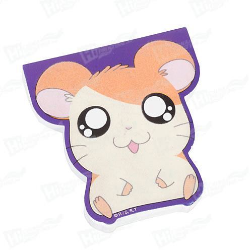 Hamtaro Flocked Die-Cut Notepads Printing